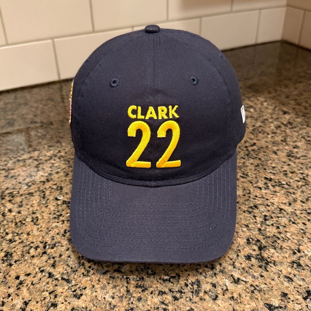 Indiana Fever New Era 9TWENTY Clark 22 Adjustable Baseball Hat Cap Blue